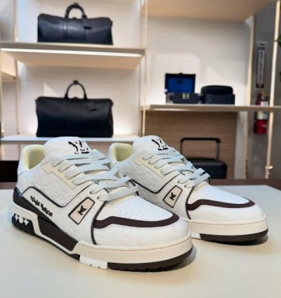 Louisvuitton By Tyler The Creator 2024 Trainer White Mocha Sneakers