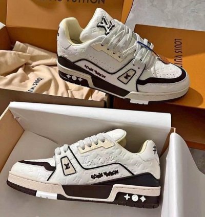 Louisvuitton By Tyler The Creator 2024 Trainer White Mocha Sneakers