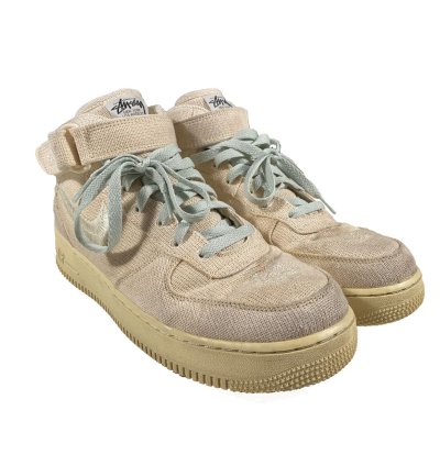 Stussy Air Force 1 Mid Fossil