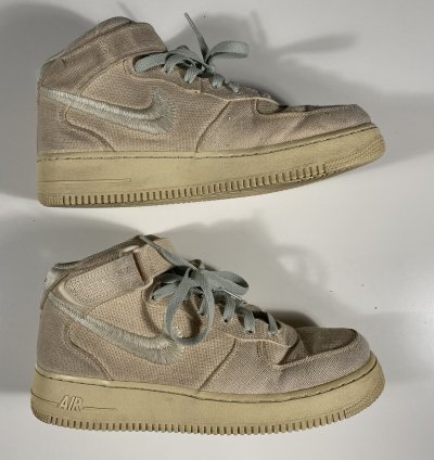 Stussy Air Force 1 Mid Fossil