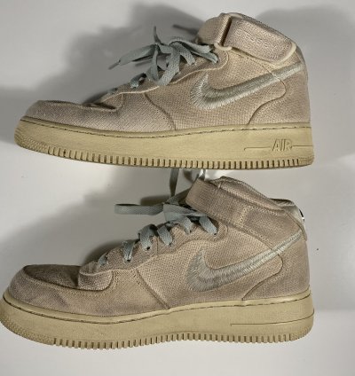 Stussy Air Force 1 Mid Fossil