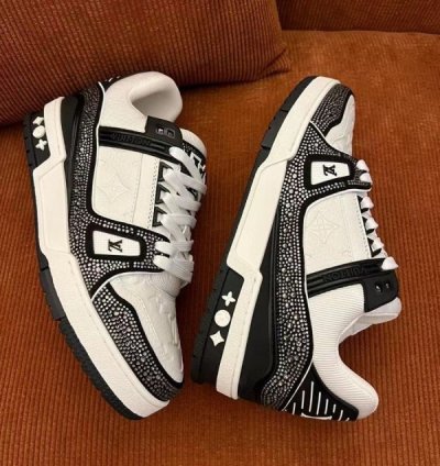 Louisvuitton Crystal Diamond Sneakers