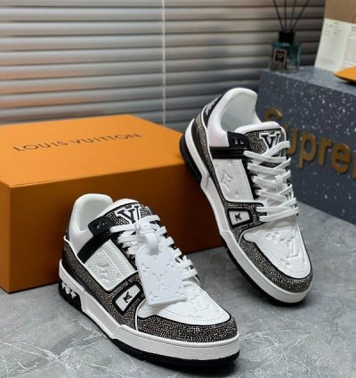 Louisvuitton Crystal Diamond Sneakers