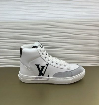 Louisvuitton Lv Charlie Ankle White Sneakers