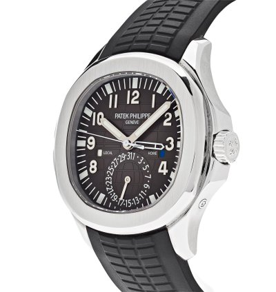 Patek Philippe Aquanaut 5164a-001 Travel Time Stainless Steel Black Dial 2012
