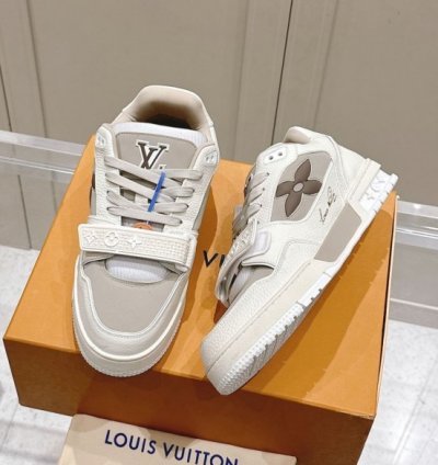 Louisvuitton Stripe Trainer 2024 Sneakers