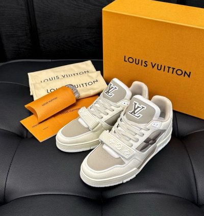 Louisvuitton Stripe Trainer 2024 Sneakers