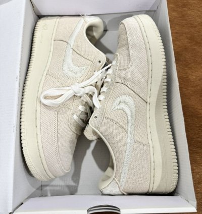Stussy Nike Air Force 1 Low Fossil