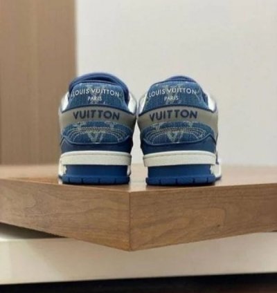 Louisvuitton Trainer Denim Sneakers