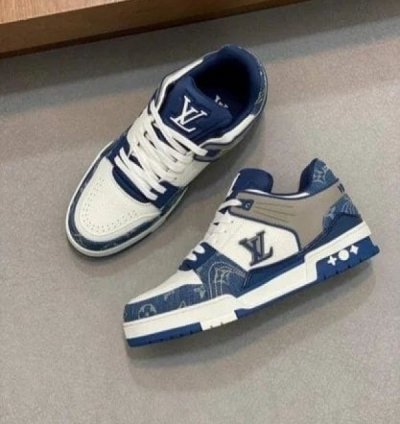 Louisvuitton Trainer Denim Sneakers