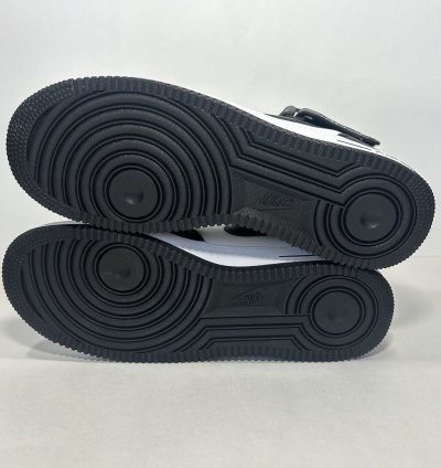 Stussy Nike Air Force 1 Mid Black White Shoes Size 9 5