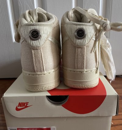 Stussy Nike Air Force 1 Mid Fossil Men 7 Women 8 5 New