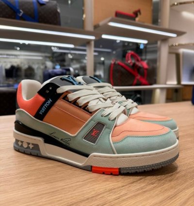 Louisvuitton Trainers Multi Orange Sneakers