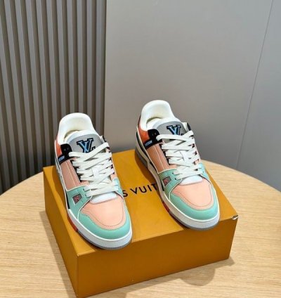 Louisvuitton Trainers Multi Orange Sneakers