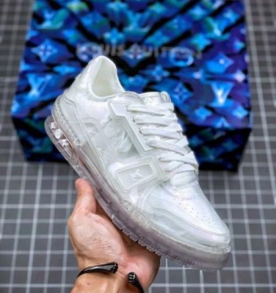 Louisvuitton Transparent White Trainer Sneakers