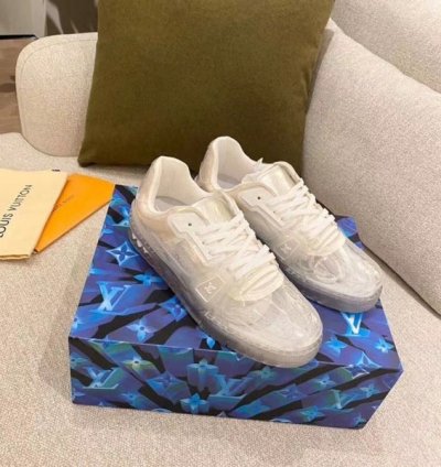 Louisvuitton Transparent White Trainer Sneakers