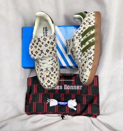 Louisvuitton X Adida S Samba Sneakers