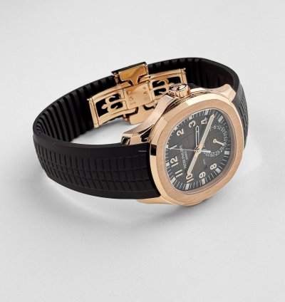 Patek Philippe Aquanaut 5164r-001 Travel Time Brown Dial Rose Gold 2021