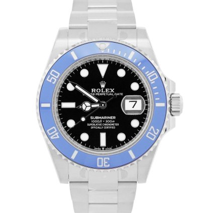 Rolex Submariner Date New Stickered Papers Rolex Submariner 41 Date Blueberry 18k Blue 126619 Lb Box