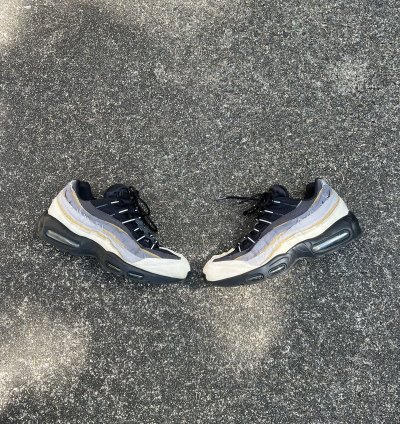 Nike Cdg Air Max 95 In Charcoal Black