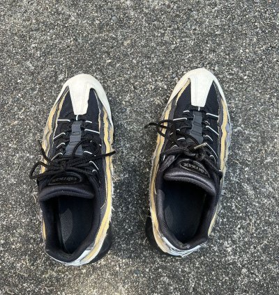 Nike Cdg Air Max 95 In Charcoal Black