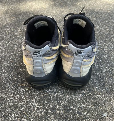 Nike Cdg Air Max 95 In Charcoal Black