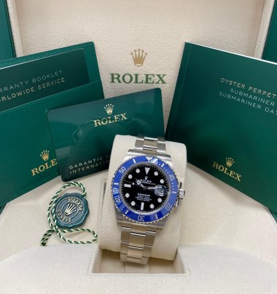 Rolex Submariner Date New Submariner Date 41mm 126619lb White Gold Blue Bezel Black Dial