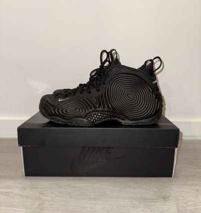 Nike Cdg Foamposite Black Us 9