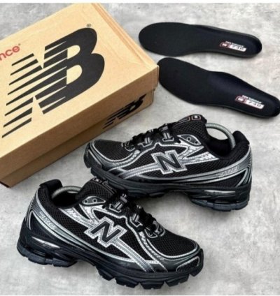 Ne W Balance 740 Black Running Shoes