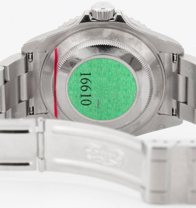 Rolex Submariner Date Nos Flat 4 Rolex Submariner Date Kermit Papers Stickered Green 40mm 16610 Box
