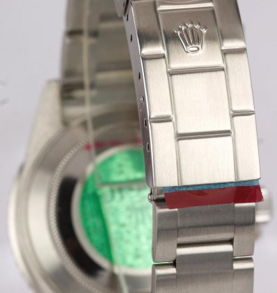 Rolex Submariner Date Nos Stickered 2003 Rolex Submariner Kermit Green Flat 4 -serial Watch 16610 Lv