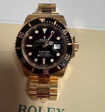 Rolex Submariner Date Oro Giallo Full Set New