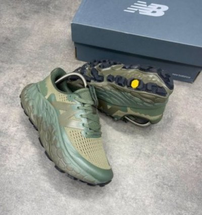 New Balance Fresh Foam Trail More V3 Covert Green Running Shoes