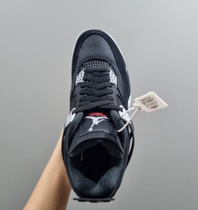 Air Jordan 4 Retro Se Black Canvas