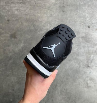 Air Jordan 4 Retro Se Black Canvas