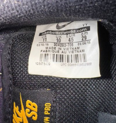 Super Rare Nike Dunk Sb Low Lova Vintage