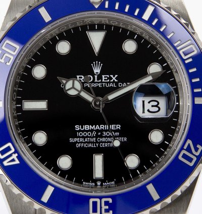 Rolex Submariner Date Oyster Perpetual Submariner Date 41mm 18kt White Gold Smurf 126619lb