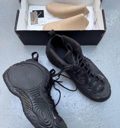 Nike Comme Des Garcons Homme Plus Air Foamposite One Black