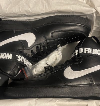 Supreme Air Force 1 High Black