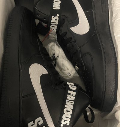 Supreme Air Force 1 High Black