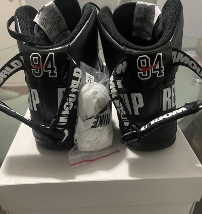 Supreme Air Force 1 High Black