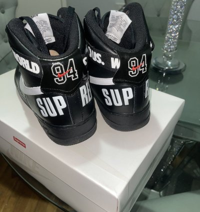 Supreme Air Force 1 High Black