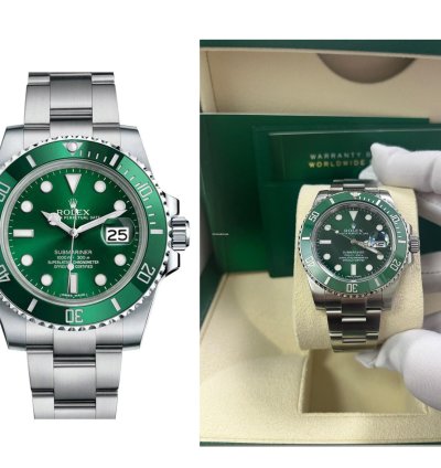 Rolex Submariner Date Stainless Steel The Hulk Green Dial 116610lv New Rolex Green Card