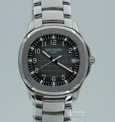 Patek Philippe Aquanaut 5167a Stainless Steel Black Dial Bracelet And Rubber