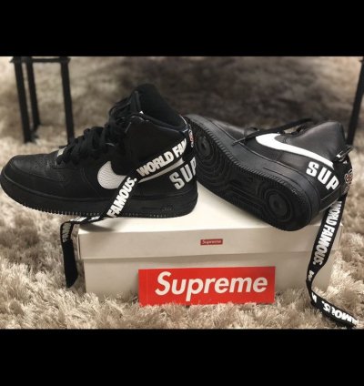 Supreme Air Force 1 High Sp Black 2014