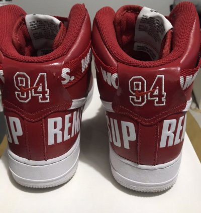Supreme Air Force 1 High Sp Red 2014