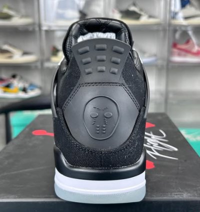 Air Jordan 4 Retro Se Black Canvas