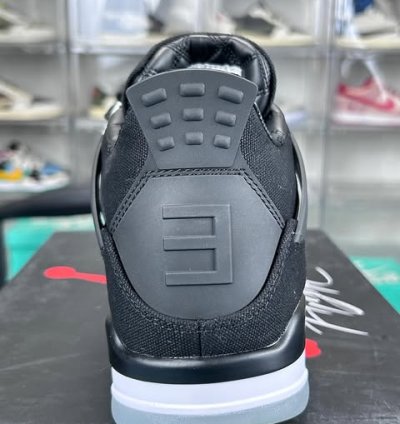 Air Jordan 4 Retro Se Black Canvas
