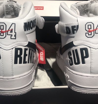 Supreme Air Force 1 High Supreme White 2014