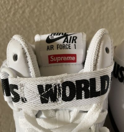 Supreme Air Force 1 High Supreme White 2014